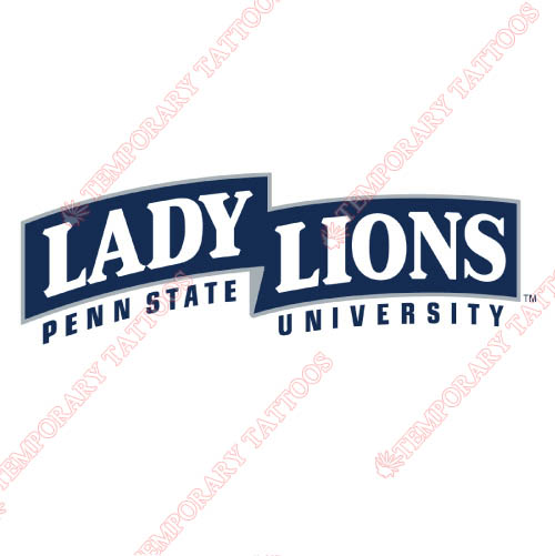 Penn State Nittany Lions Customize Temporary Tattoos Stickers NO.5873